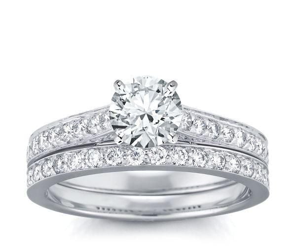 When it comes to setting, Gem Dynasty is not limited to our stocks. We have a special diamond software that can customize the engagement ring & matching band based on your style. You can be as detailed as you want it like the metal type, number of stones, size and even engraving you wish to see on your ring. 
